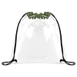 PVC Clear Stadium Bag Drawstring Backpack 12"x12" | https://www.bestnamebadges.com