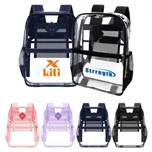 Waterproof Stadium Approved Clear Backpack W/ Lash Tab