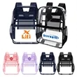 Waterproof Stadium Approved Clear Backpack W/ Lash Tab | https://www.bestnamebadges.com