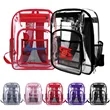 Large Capacity Clear PVC Stadium Backpack | https://www.bestnamebadges.com