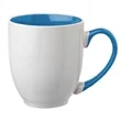 16 oz. Miami Two-Tone Personalized Bistro Mug | https://www.bestnamebadges.com
