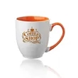 16 oz. Miami Two-Tone Personalized Bistro Mug | https://www.bestnamebadges.com