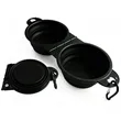 Dual Collapsible Pet Bowl | https://www.bestnamebadges.com