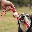 Pet Tennis Ball on Rope | https://www.bestnamebadges.com
