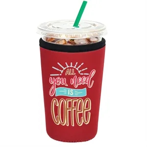 Reusable Iced Coffee Cup Insulator Sleeve