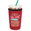 Reusable Iced Coffee Cup Insulator Sleeve | https://www.bestnamebadges.com