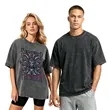 Heavyweight Washed Vintage Crew Neck T-Shirt | https://www.bestnamebadges.com