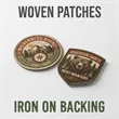 Custom Woven Patches with Iron On Backing | https://www.bestnamebadges.com