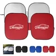 51"x30" Foldable Polyester Car Windshield Sun Shade W/ Pouch | https://www.bestnamebadges.com