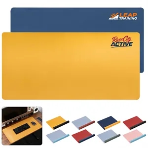 47.2"x23.6" Non Slip PU Leather Desk Mat Large Mouse Pad