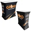 Portable Customizable Square Pop Up Display Podium Kit | https://www.bestnamebadges.com