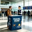Portable Customizable Square Pop Up Display Podium Kit | https://www.bestnamebadges.com