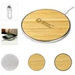15W Bamboo Wireless Charger Fast Charging | https://www.bestnamebadges.com