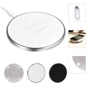 15W Fast Charging Wireless Charger Pad With Light Up Logo