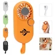 Portable Mini Handheld Fan W/ Digital Display | https://www.bestnamebadges.com
