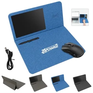 3 in 1 Folding Writing Tablet Mouse Pad W/ Wireless Charging