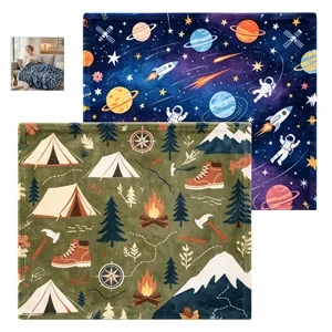 Custom Full Color Cozy Fleece Throw Blanket 49"x59"