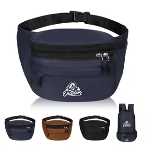 2 In 1 Convertible Foldable Backpack Fanny Pack
