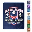 Full Color Ultra Soft Fleece Blanket 50"x60" | https://www.bestnamebadges.com