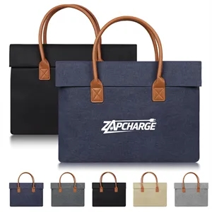 15.6" Lightweight Laptop Bag Work Tote W/ Microfiber Lining