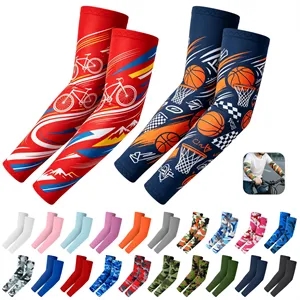 Full Color UV Protection Cooling Kids Arm Sleeves
