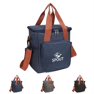 12 Cans Soft Insulated Cooler Bag W/ Shoulder Strap