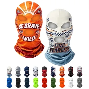 3 Hole Seamless Thin Balaclava Full Face Mask
