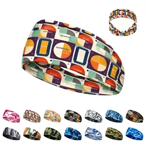 Full Color Lightweight Sports Cooling Headband