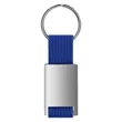 Woven Strap Keychain W/ Engraved Custom Metal Clip | https://www.bestnamebadges.com
