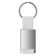 Woven Strap Keychain W/ Engraved Custom Metal Clip | https://www.bestnamebadges.com