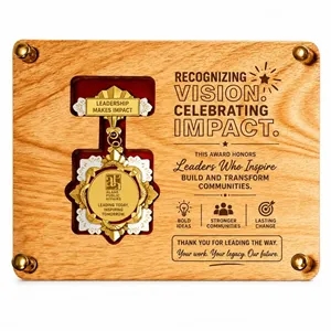 Wooden Display Badge
