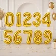 40 Inch Air-inflated Number Foil Balloons | https://www.bestnamebadges.com