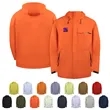 Unisex Lightweight Waterproof Hooded Rain Jacket | https://www.bestnamebadges.com