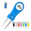 Foldable Golf Divot Repair Tool With Ball Mark | https://www.bestnamebadges.com