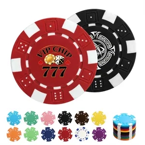 1.6" Custom Golf Ball Marker Poker Chip