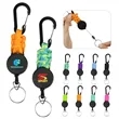 High Density Retractable Badge Reel W/ Carabiner & Keyring | https://www.bestnamebadges.com