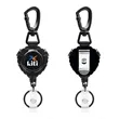 Steel Cord Retractable Badge Reel W/ Back Clip | https://www.bestnamebadges.com