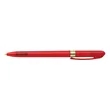 Classic Collection Pivo® Clear Gold RABS Pen | https://www.bestnamebadges.com