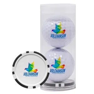 2-Ball, 1-Poker Chip Par Pack
