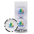 2-Ball, 1-Poker Chip Par Pack | https://www.bestnamebadges.com