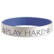 Silver Silicone Bracelets | https://www.bestnamebadges.com