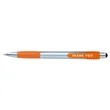 Good Value™ Silver Element Stylus RABS Pen | https://www.bestnamebadges.com