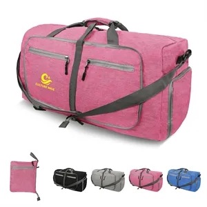 Large Foldable Travel Duffel Bag W/ Shoe Compartment