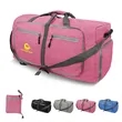 Large Foldable Travel Duffel Bag W/ Shoe Compartment | https://www.bestnamebadges.com