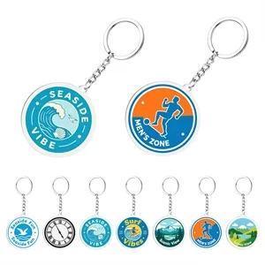 2.5" Custom Round Acrylic Keychain
