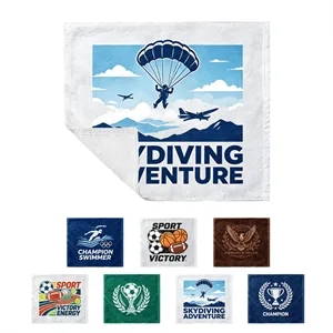 15"x18" Dye Sublimated Polyester Cotton Rally Towel