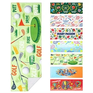 12"x32" Soft Polyester Mesh Cooling Towel