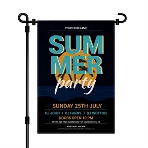 12"x18" Custom Welcome Linen Double Sided Garden Flag