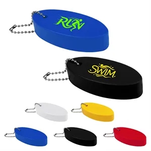 Waterproof Oval Floating Keychain For Boating