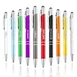 2 in 1 Retractable Metal Ballpoint Pen W/ Stylus Tip | https://www.bestnamebadges.com